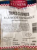 Tripes cuisinees a la mode espagnoles