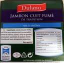 Jambon cuit fumé