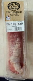 Filet mignon de Porc