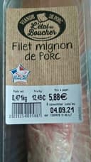 FILET MIGNON DE PORC