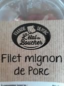 Filet mignon de Porc
