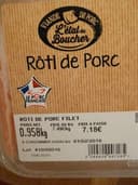 Rôti de porc