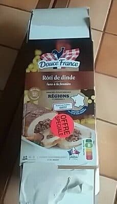 Rôti de dinde farce  à la forestière