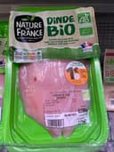 2 escalopes de dindes biologique