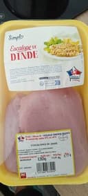 Escalope de dinde