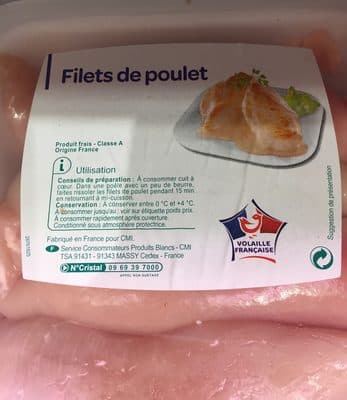filets de poulet