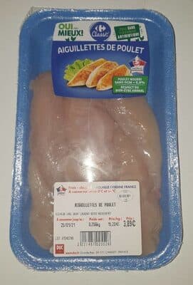 Aiguillettes de poulet