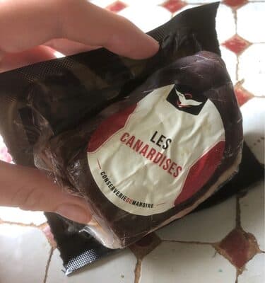 1/2 magret de canard séché fourré au foie gras nature