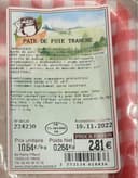 Pate de foie tranche