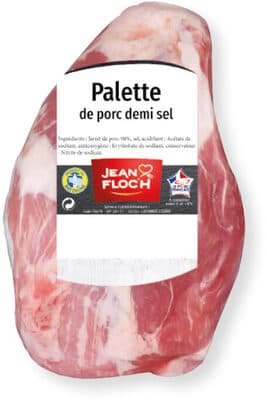 Palette de porc demi sel