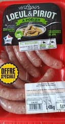 Saucisses de lapin à poêler