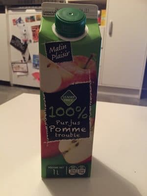 100% pur jus pomme trouble