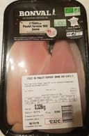 Filet de poulet fermier jaune bio