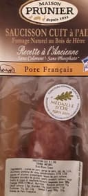 Saucisson cuit à l'ail