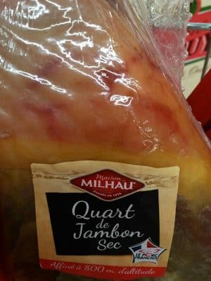 1/4 jambon sec entier