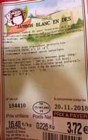 Jambon blanc en dés