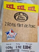 2 rotis filet de porc