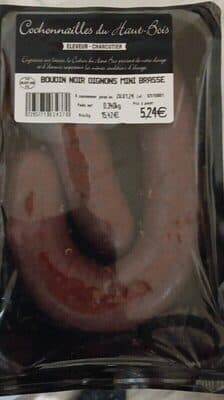 Boudin noir oignons brasse
