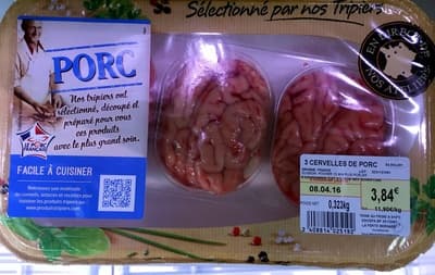 3 cervelles de porc