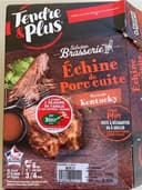Echine de porc cuite