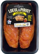 Cuisse et demi-râble de lapin au paprika