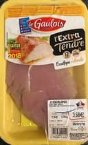2 Escalopes de dinde marinées