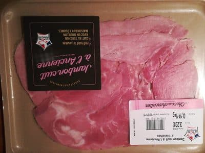 , le jambon cuit à l'ancienne