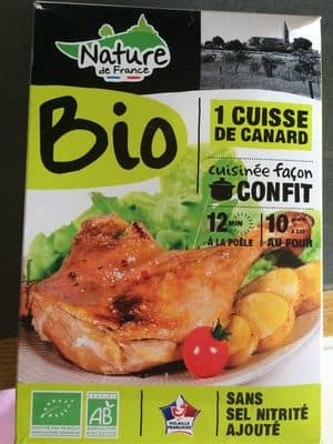 1 cuisse de canard bio
