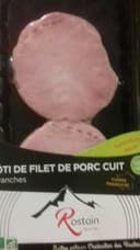 Rôti de filet de porc cuit bio