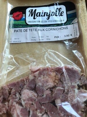 Pate de tete aux cornichons