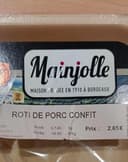 Rôti de porc confit