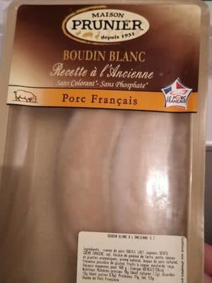 Boudin blanc a l'ancienne