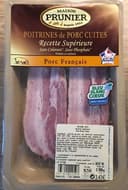 Poitrines de porc cuites