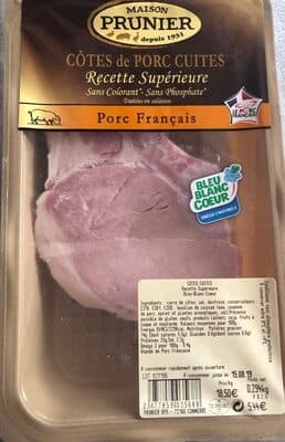 Côtes de Porc cuites