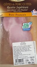 Côtes de porc cuites