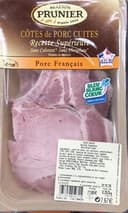 Cotes de porc cuites