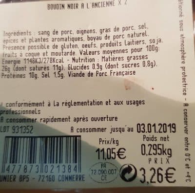 Boudin noir