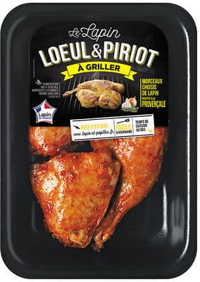 Cuisses de lapin coupées en 2 à la provençale