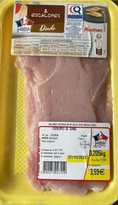 Escalope de dinde