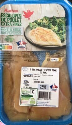 Escalopes de poulet extra fines