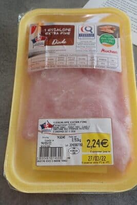 1 escalope extra fine