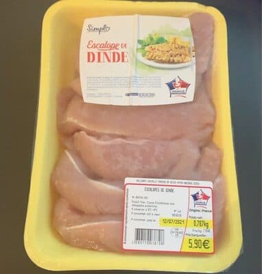 Escalopes de dinde