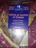 Quiche au saumon épinard