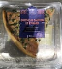Quiche au saumon et épinard