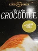 2 filets de crocodile marines