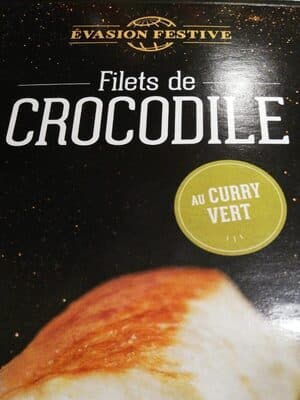 2 filets de crocodile marines
