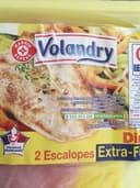 2 escalopes extra fines de dinde