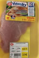 Escalope de dinde