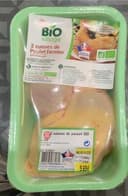 2 cuisses de poulet fermier