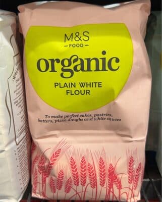 Organic plain white flour